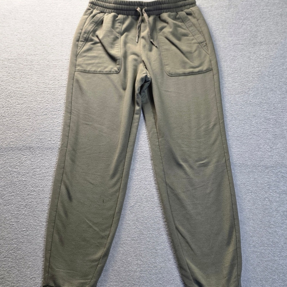 Splendid Mens S Olive Green Jogger Pants Drawstring Elastic Waist Pockets Casual